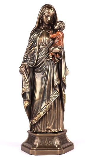 Matka Boska Tryptyk dekoracja świąteczna poliptyk