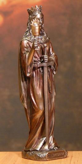 Figurka Święta Barbara prezent na święta