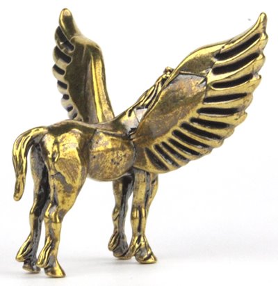 Mała figurka Jednorożec mosiężny na Prezent