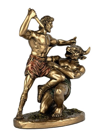Tezeusz Walczący Z Minotaurem Figurka Veronese
