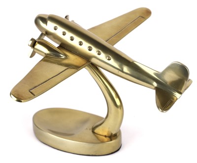 Metalowy Model Samolotu Dwusilnikowego na Prezent