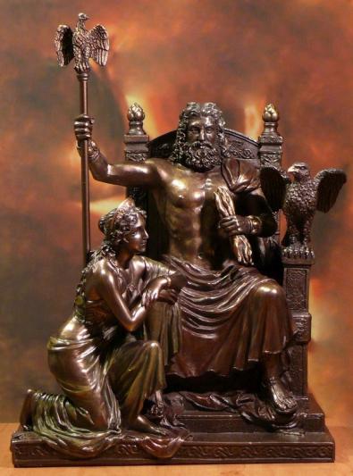 Zeus i Hera na tronie