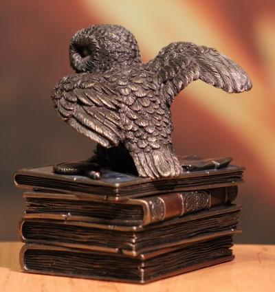 Sowa mała szkatułka prezent na szczęście