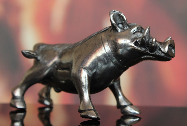 Cynowy Guziec Dzik Veronese Prezent dla Myśliwego