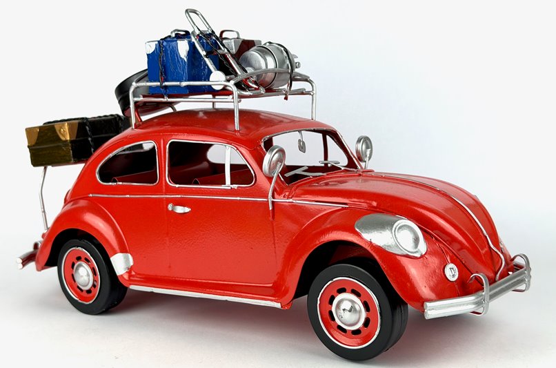 Duży Metalowy model auto retro Garbus na Prezent