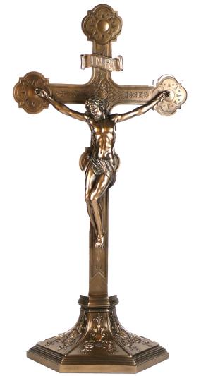 Duży Krzyż postacią Jezusa