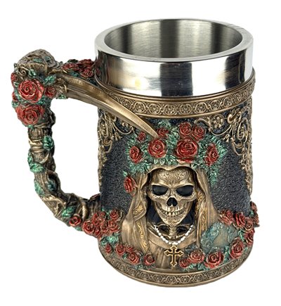 Kubek Kufel Do Piwa Wina Santa Muerte Flores