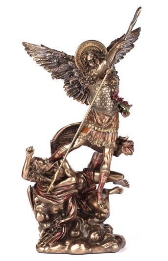 Figurka Anioł Święty Michał I Demon Na Prezent