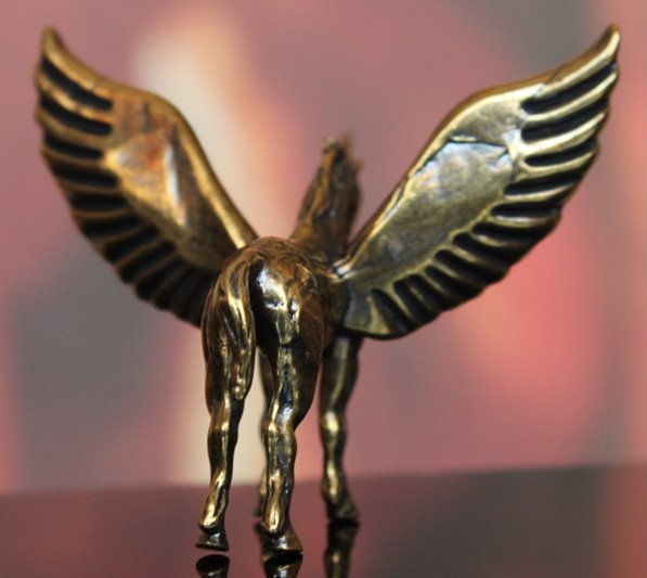 Mała figurka Jednorożec mosiężny na Prezent