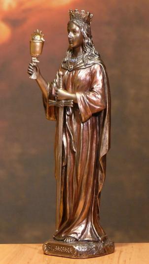 Figurka Święta Barbara prezent na święta