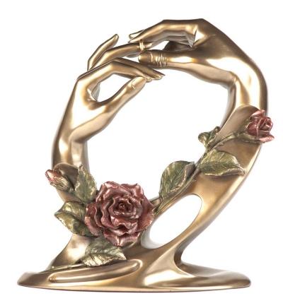 Dłonie zaślubiny Figurka dla Pary