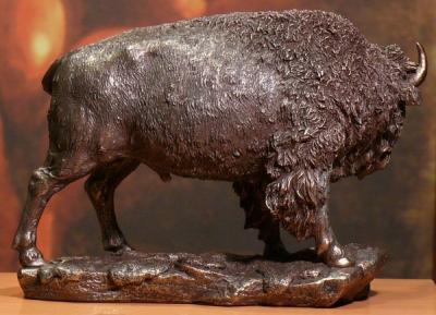 Żubr w brązie Veronese na prezent