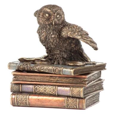 Sowa mała szkatułka prezent na szczęście