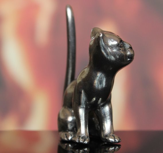 Figurka Cynowy kot kotek Veronese prezent dla niej