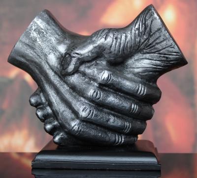 Figurka Uścisk dłoni - symbol zgody