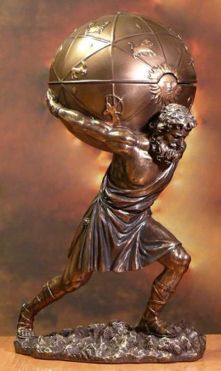 Atlas otwierany Glob Szkatułka
