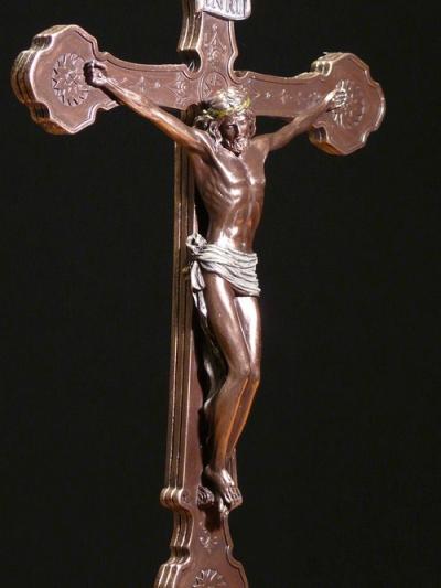 Stojący Krzyż postacią Jezusa