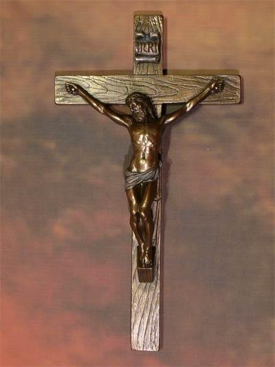 Krucyfiks Krzyż z postacią Jezusa Chryst