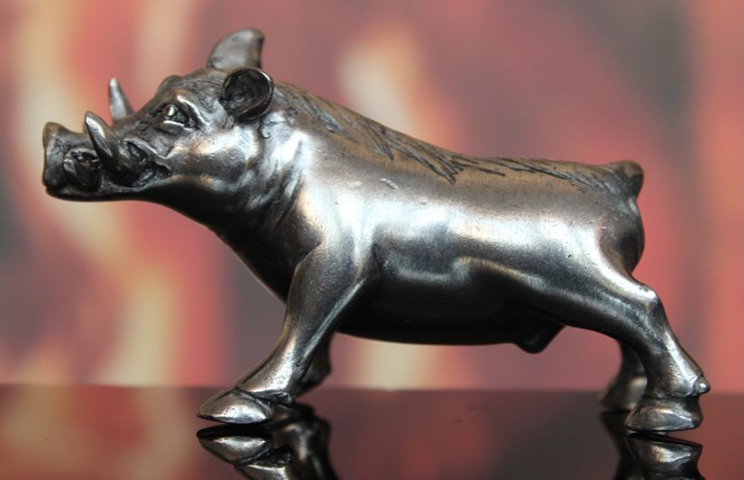 Cynowy Guziec Dzik Veronese Prezent dla Myśliwego