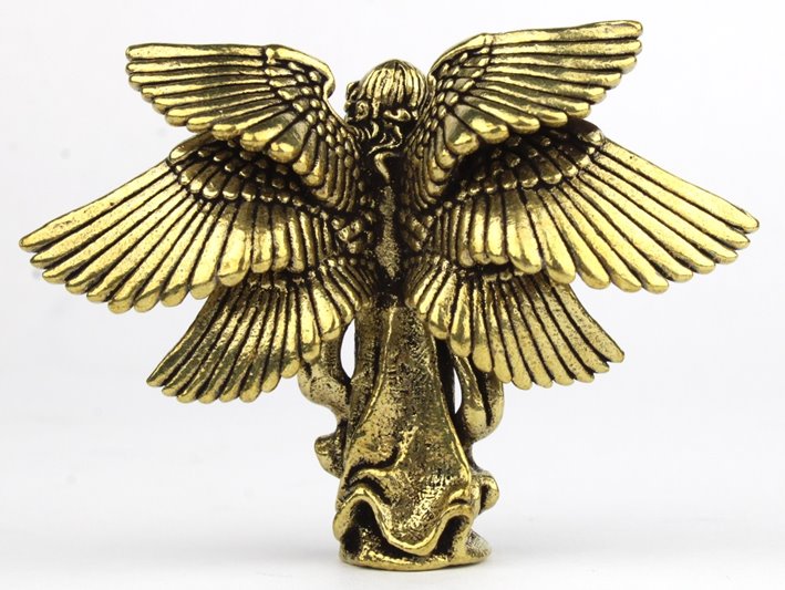 Mała figurka Anioł Aniołek mosiężny na Prezent