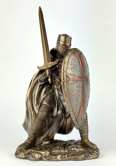 Figurka rycerza templariusz z mieczem veronese