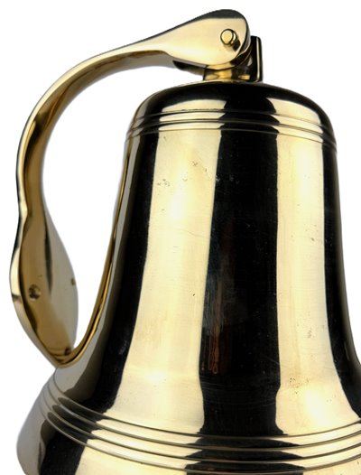 Dzwon ścienny żeglarski duży średnica 25  OUTLET