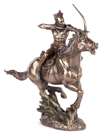 Mohikanin na koniu w galopie Veronese