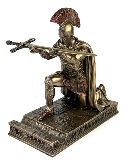 Figurka Rycerz Żołnierz Podstawka Na Pióro