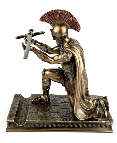 Figurka Rycerz Żołnierz Podstawka Na Pióro