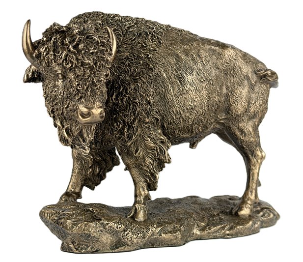 Żubr w brązie Veronese na prezent