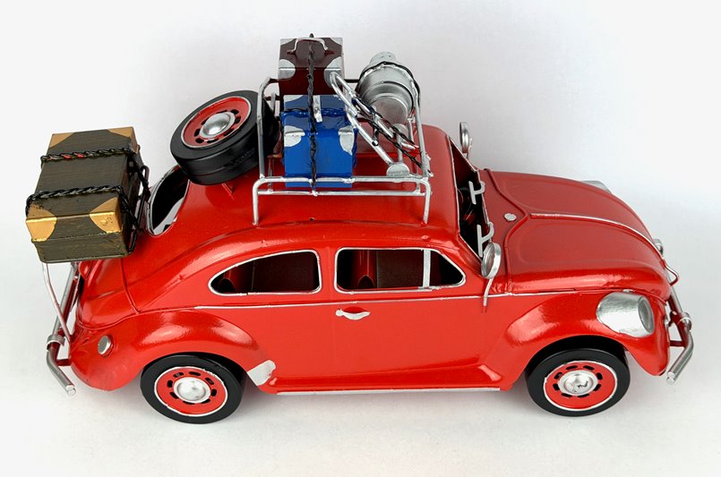 Duży Metalowy model auto retro Garbus na Prezent