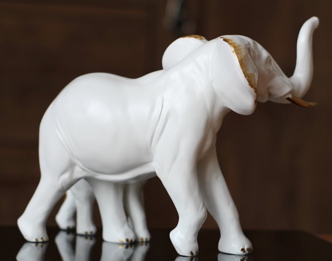 Słoń z małym słonikiem Słonik Prezent dla Matki