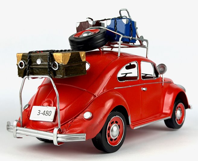 Duży Metalowy model auto retro Garbus na Prezent