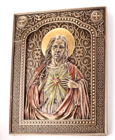 Serce Jezusa Ikona Obraz Płaskorzeźba Veronese