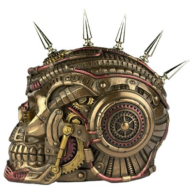 Czacha Czaszka Szkatułka Figura Steampunk Veronese