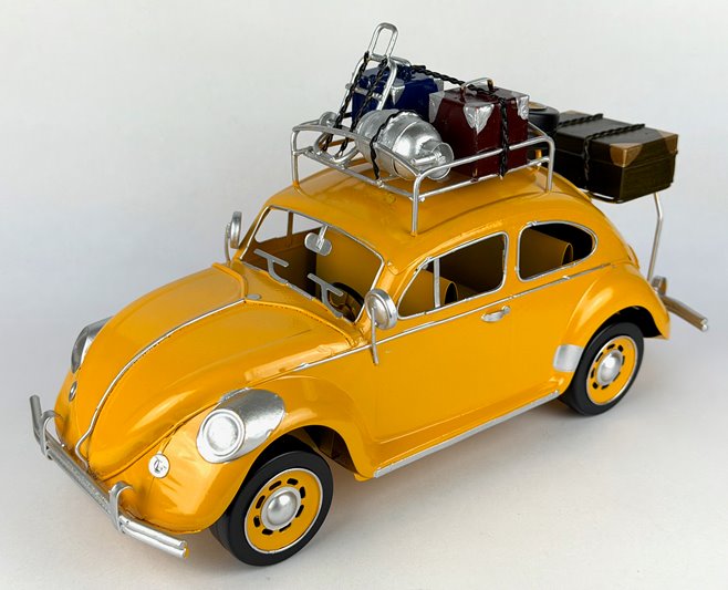 Duży Metalowy model auto retro Garbus na Prezent