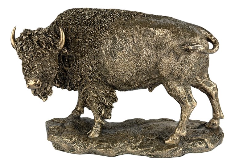 Żubr w brązie Veronese na prezent