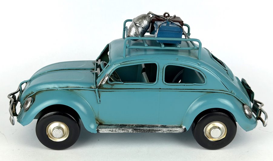 Metalowy model auto retro Garbus na Prezent