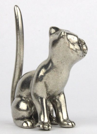 Figurka Cynowy kot kotek Veronese prezent dla niej