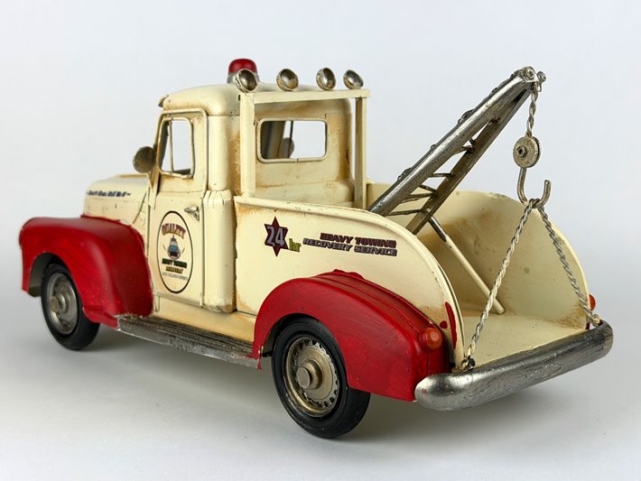 Duży Metalowy model auto Pomoc Drogowa Laweta