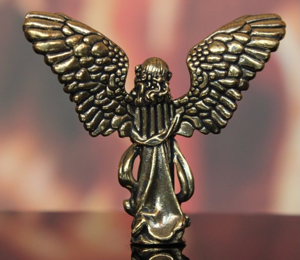 Mała figurka Anioł Aniołek mosiężny na Prezent