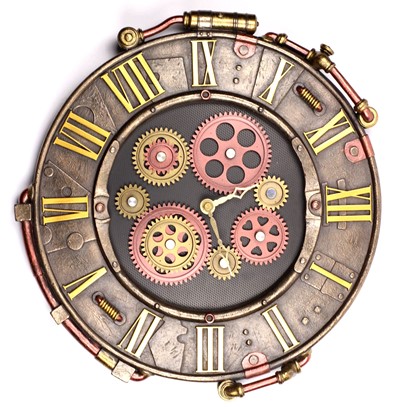 Zegar Ścienny Steampunk Maszyna Prezent