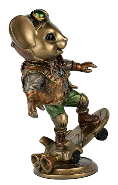 Figurka Odrzutowa Mysz Skater Deskorolkowiec