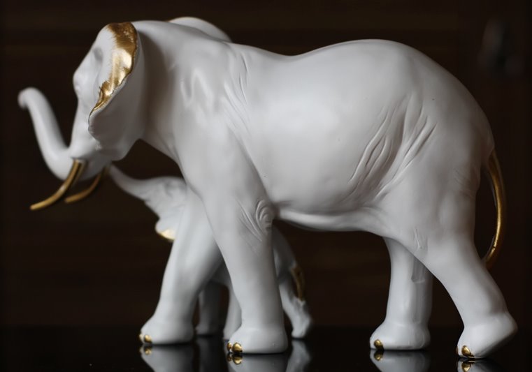 Słoń z małym słonikiem Słonik Prezent dla Matki