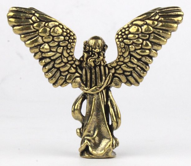 Mała figurka Anioł Aniołek mosiężny na Prezent