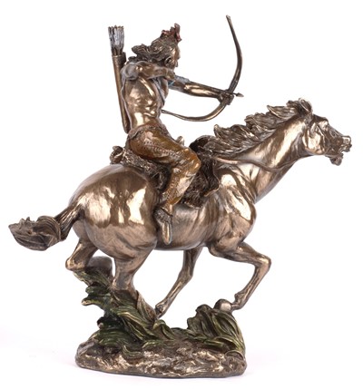 Mohikanin na koniu w galopie Veronese