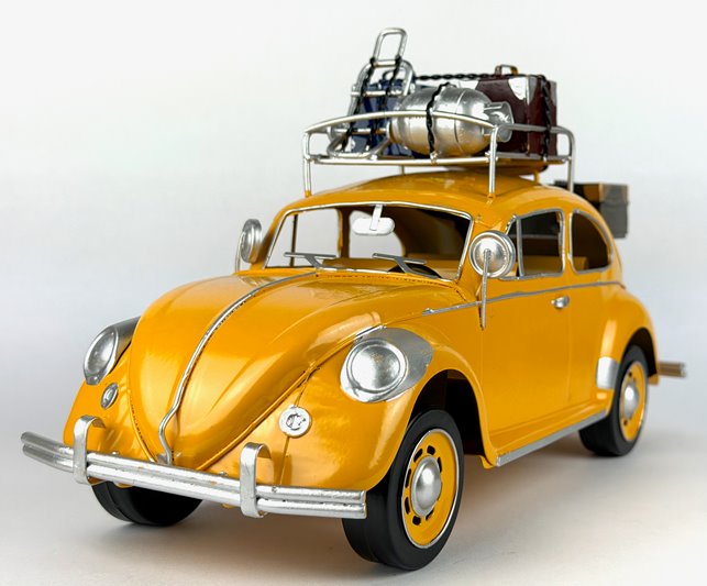 Duży Metalowy model auto retro Garbus na Prezent