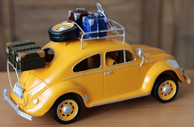 Duży Metalowy model auto retro Garbus na Prezent