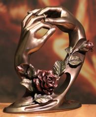 Dłonie zaślubiny Figurka dla Pary