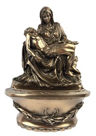 Kropielnica Pieta Jezus z Marią Anioł Na Prezent